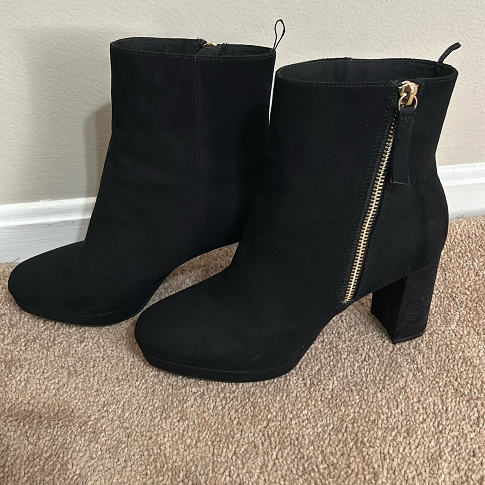 H&M Suede Booties